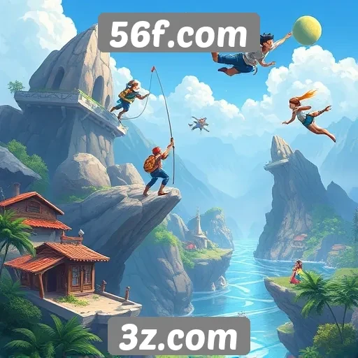 Exploração do catálogo de jogos no 56f.com