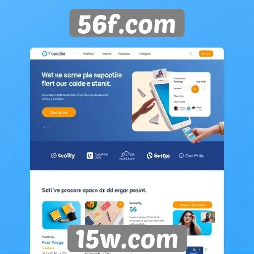 Interface e usabilidade do site 56f.com