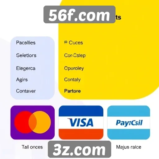 Métodos de pagamento aceitos em 56f.com